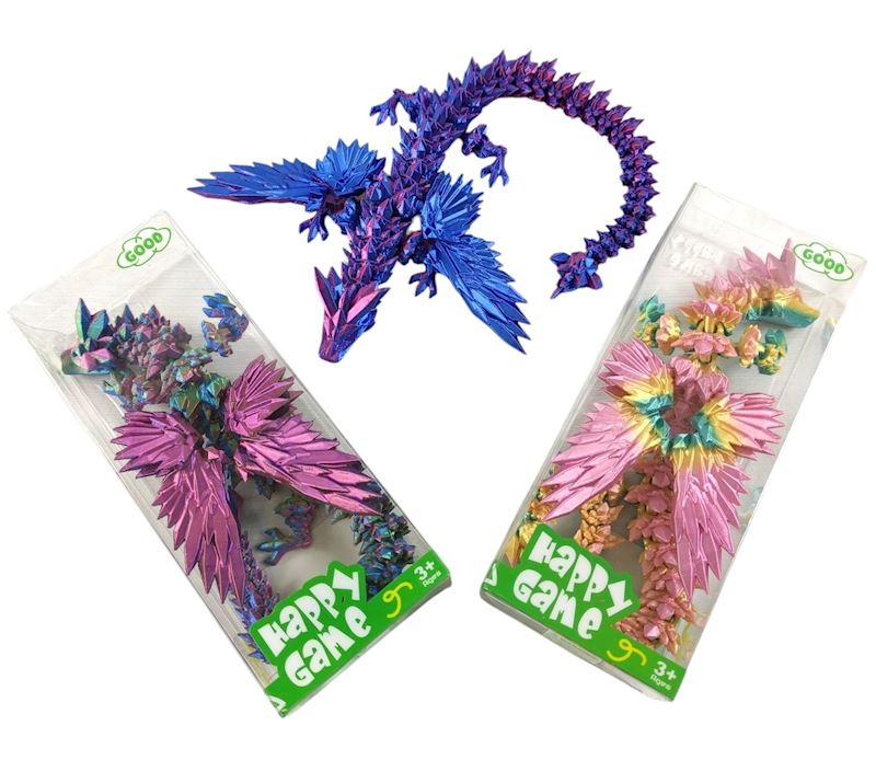 Dragon imprimé en 3D 