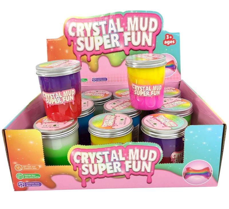 Crystal Slime bunt sort. 9x7 cm