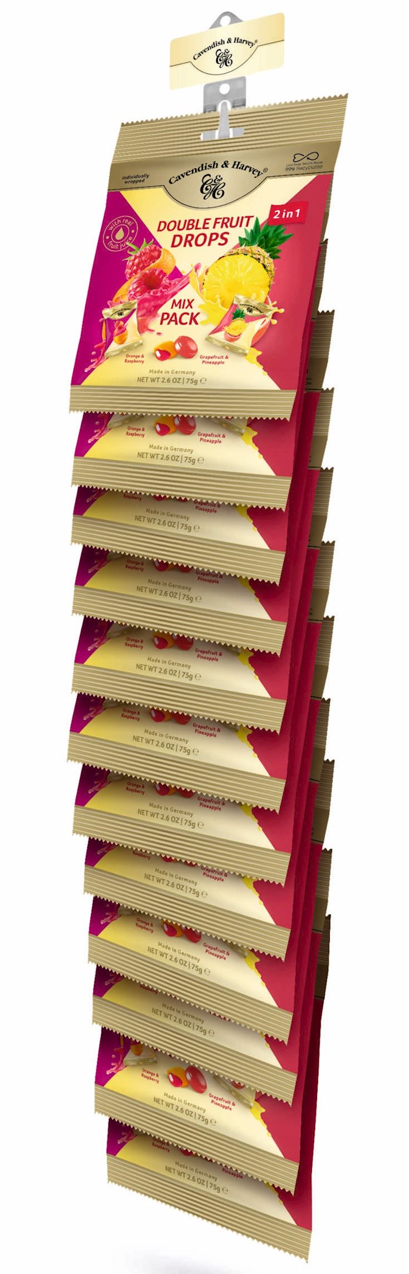 Regalhänger für 12 Beutel Cavendish & Harvey