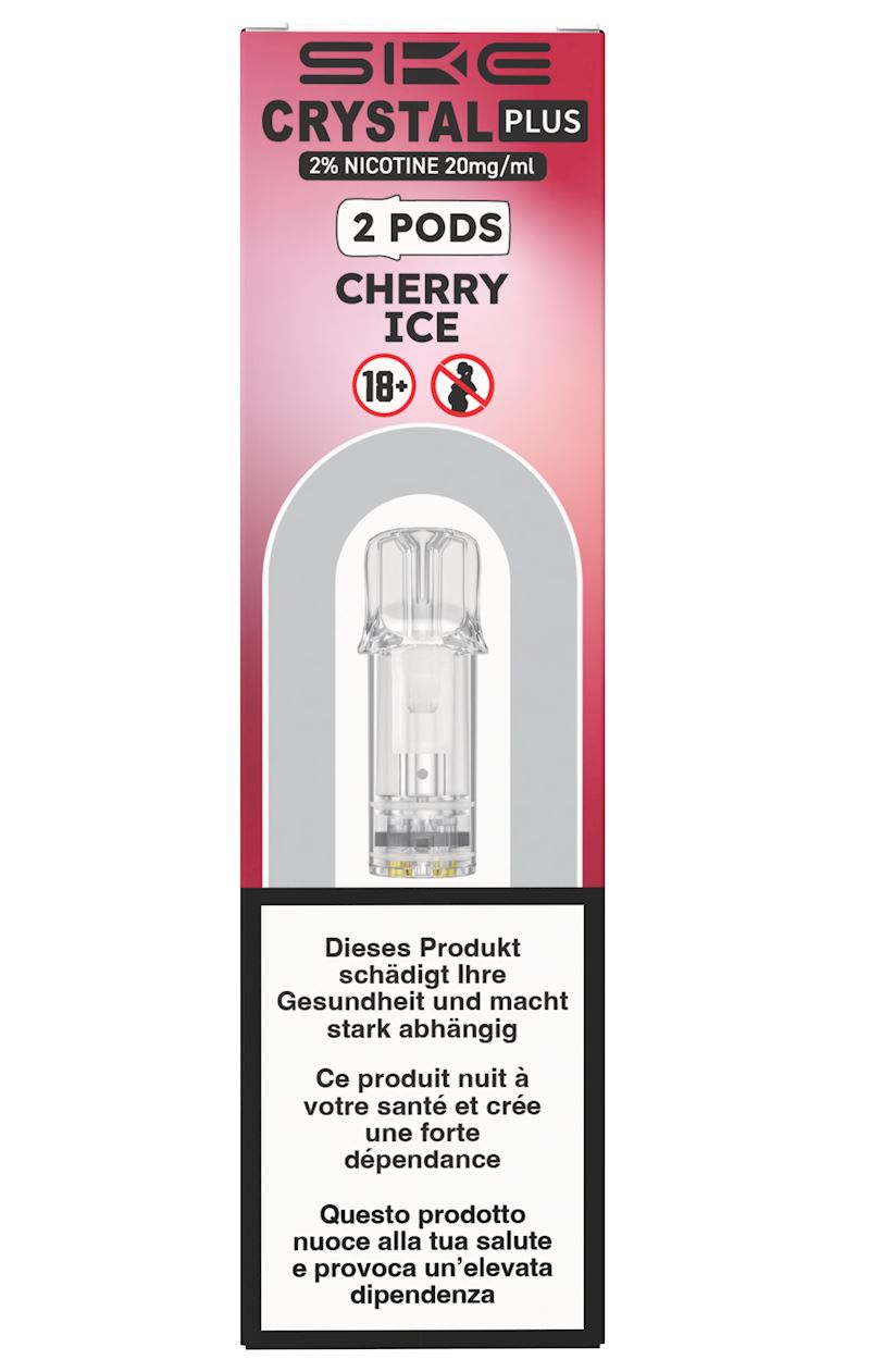 SKE Crystal Plus Cherry 2 Pods