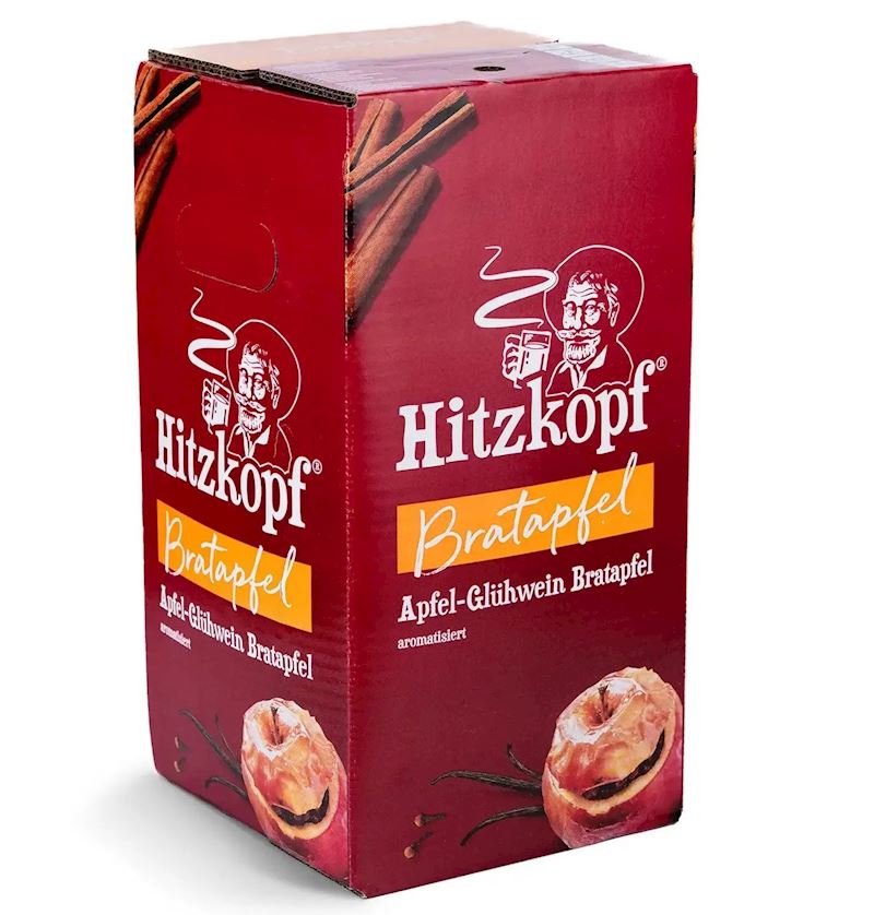 Hitzkopf Bratapfel 5.4% vol. Apfel-Glühwein 10 Liter