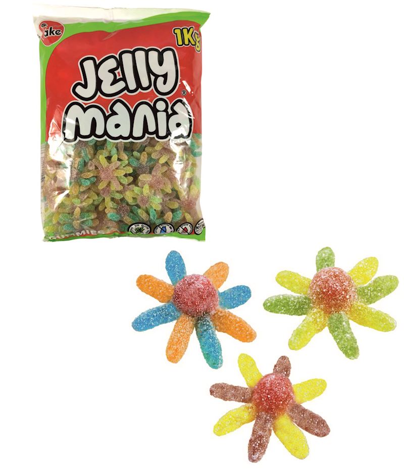 Jake Jellymania Sour Octopus halal, 1 k /133 pcs en sachet