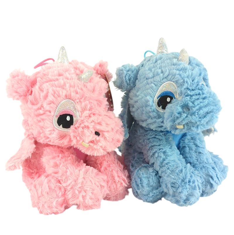 Peluche dragon 20 cm 2 ass.