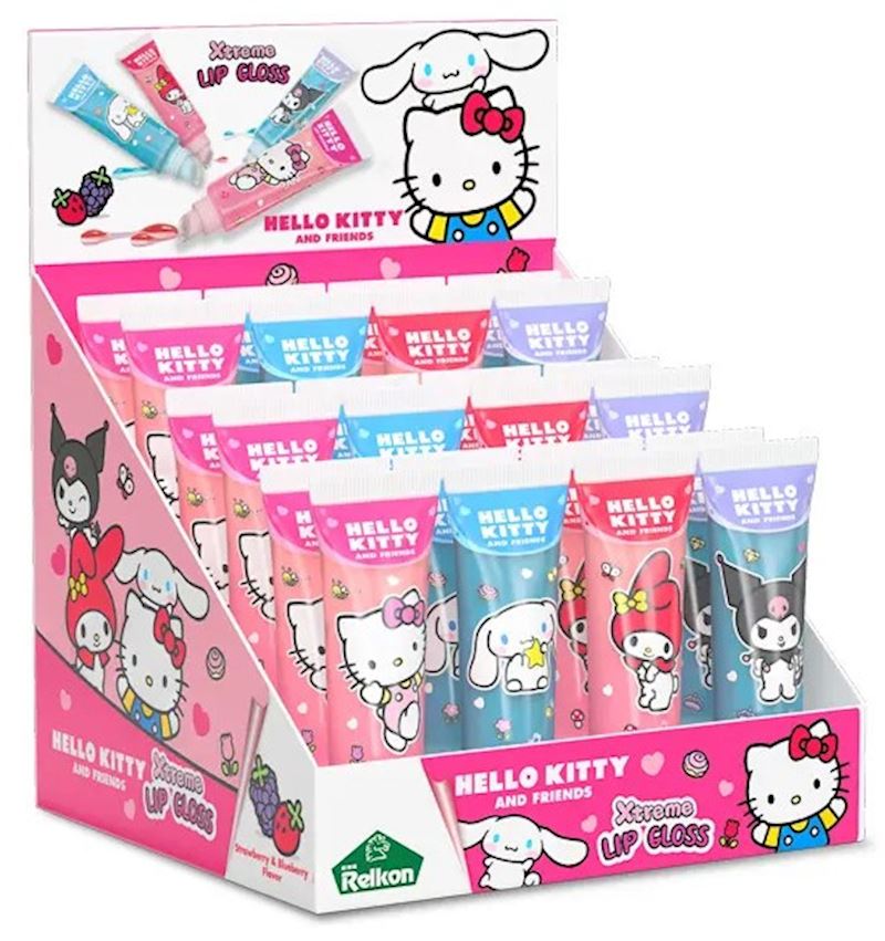 Hello Kitty & Friends Lipgloss 16 g, fraise et bleuets