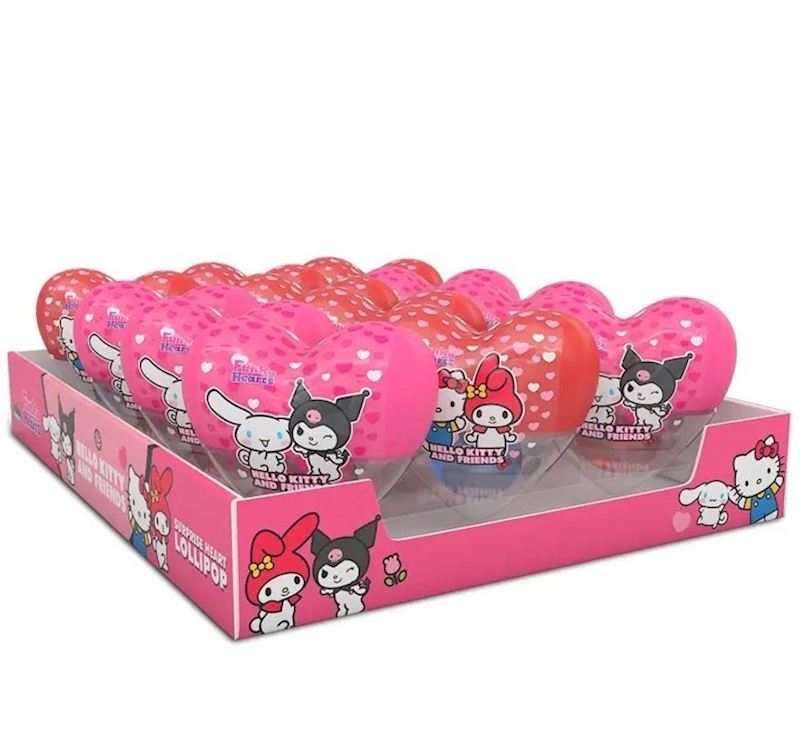 Hello Kitty & Friends Funky Hearts mit Lollipop 10 g