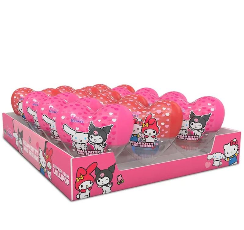 Hello Kitty & Friends Funky Hearts mit Lollipop 10 g