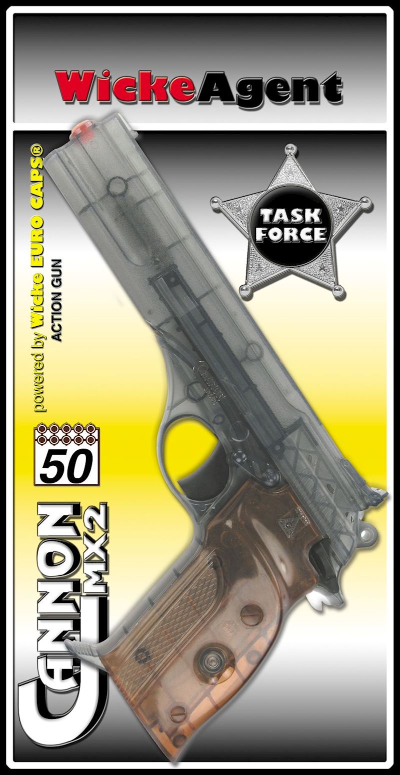 Pistole Cannon MX2 transparent coups