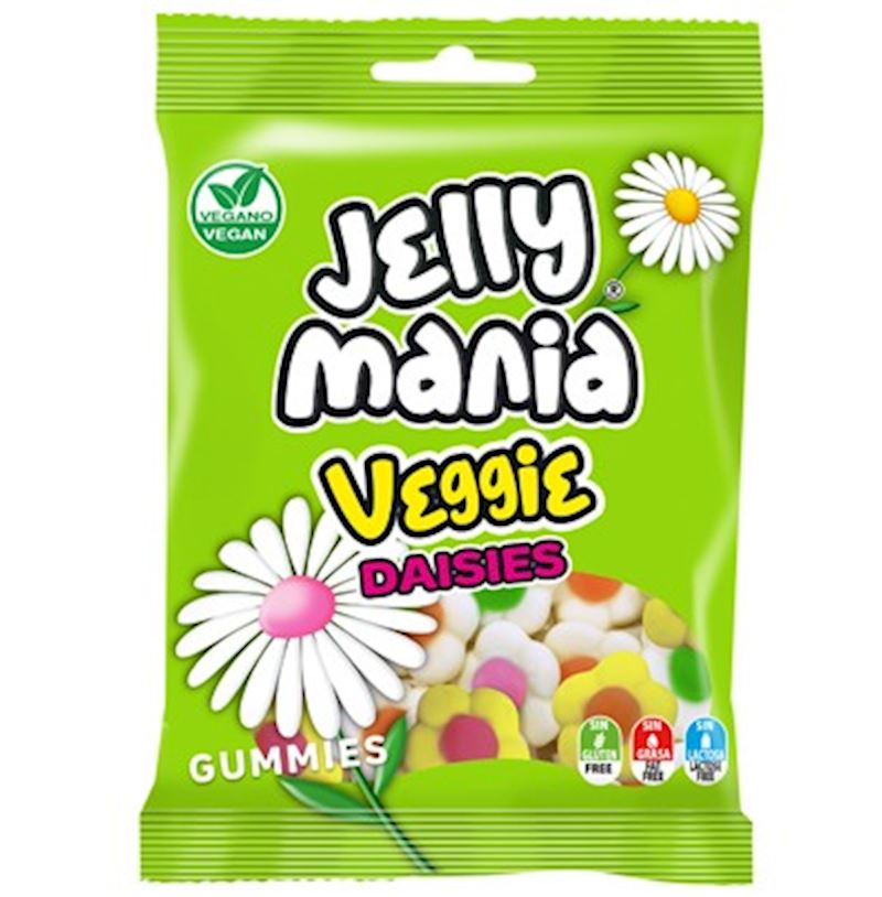Jellymania veggie Daisies halal 100 g