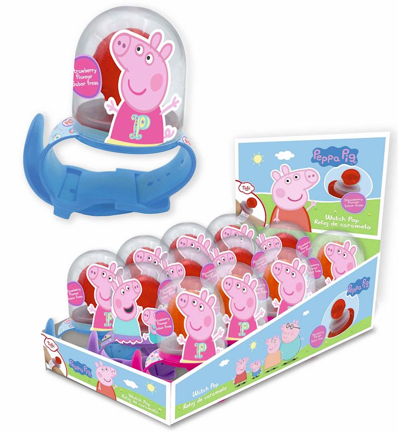Watch Pop Peppa Pig 15 g Lolly sur un bracelet