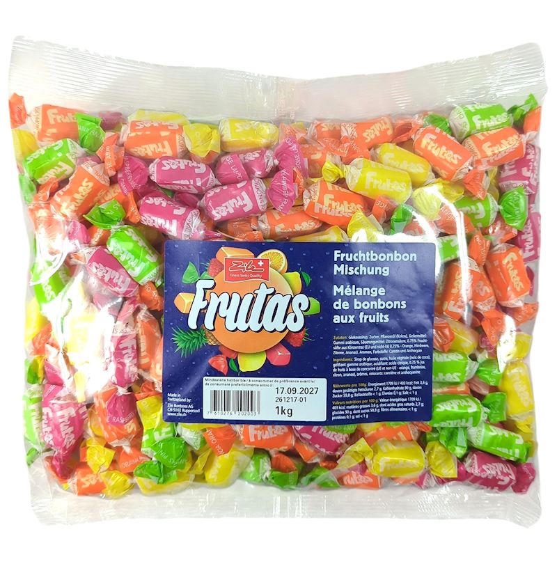 Zile Frutas Bonbonmischung 1 kg im Beutel