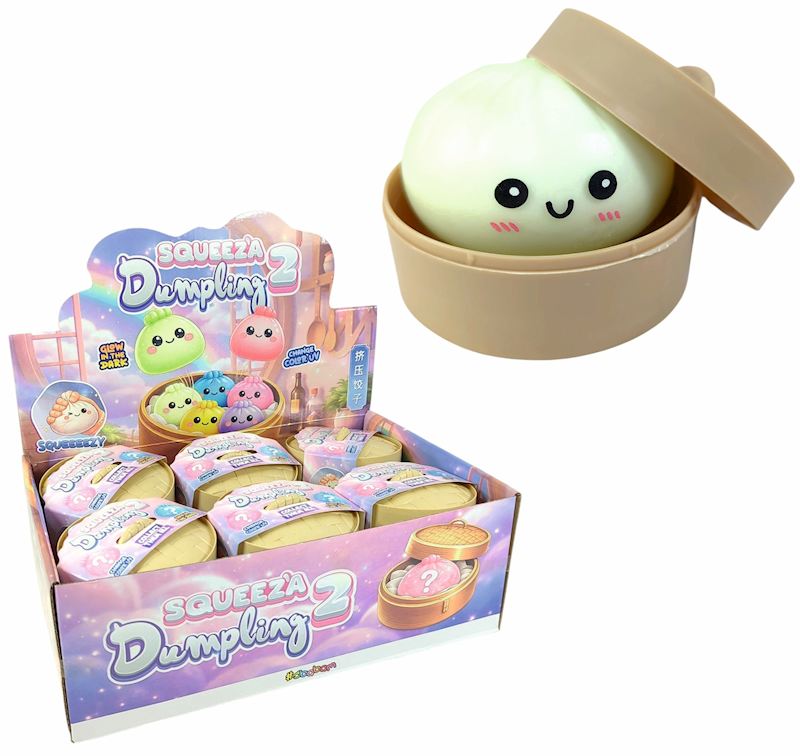Squeeze'a Dumpling 6 sort. Glow in the Dark 8.5 cm