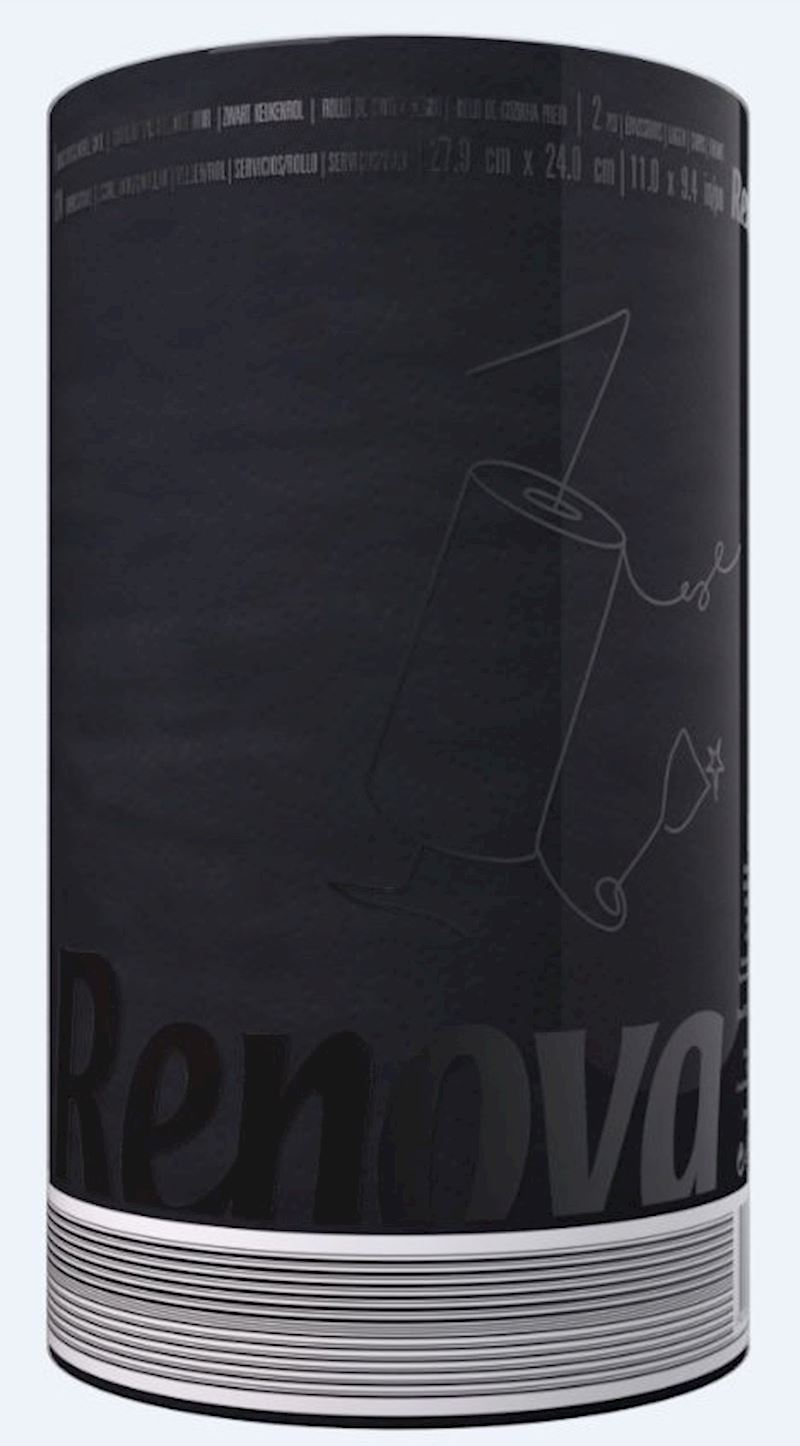 Papier ménage noir 1 pièce