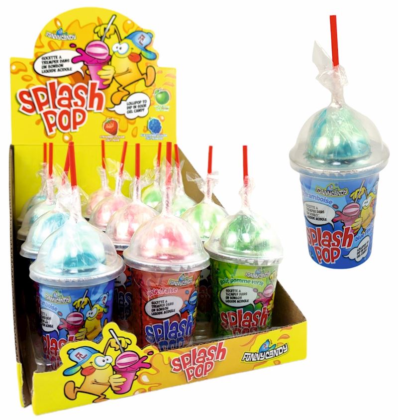 FunnyCandy Splash Pop 72 g 3 Aromen sort