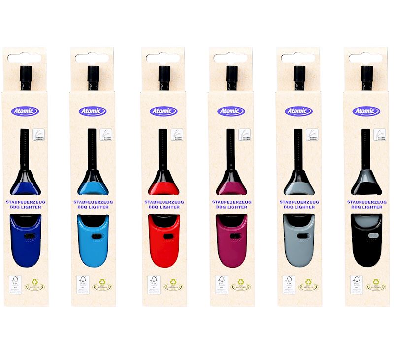 Stabfeuerzeug Flexi Softflame 6 Farben sort.