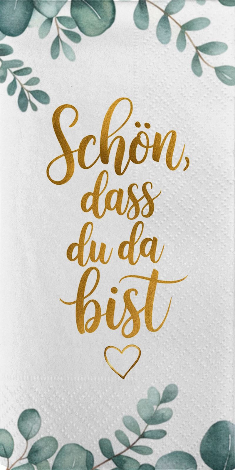 Serviette de buffet Schön, dass du da bist, 33x33 cm 16 p