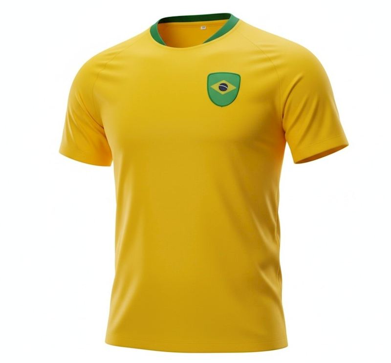Fussball Fanshirt Brasilien Grösse L 