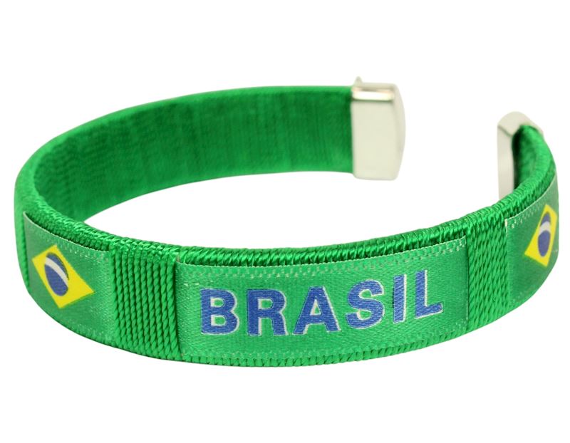 Fanarmband Brasilien 6.5x1.2 cm