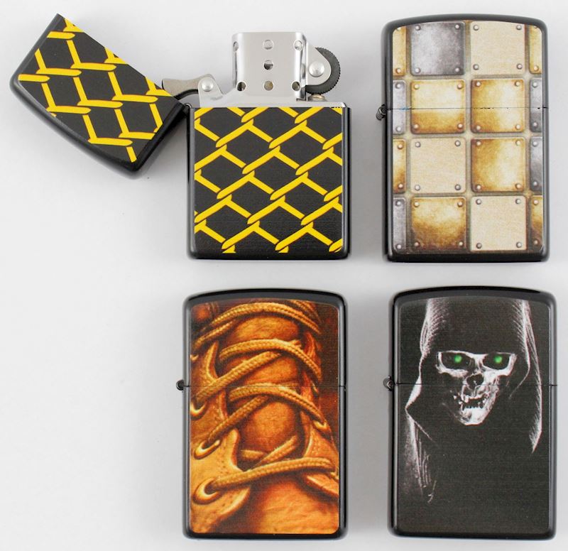 Benzinfeuerzeug Reaper 4 sortiert leer