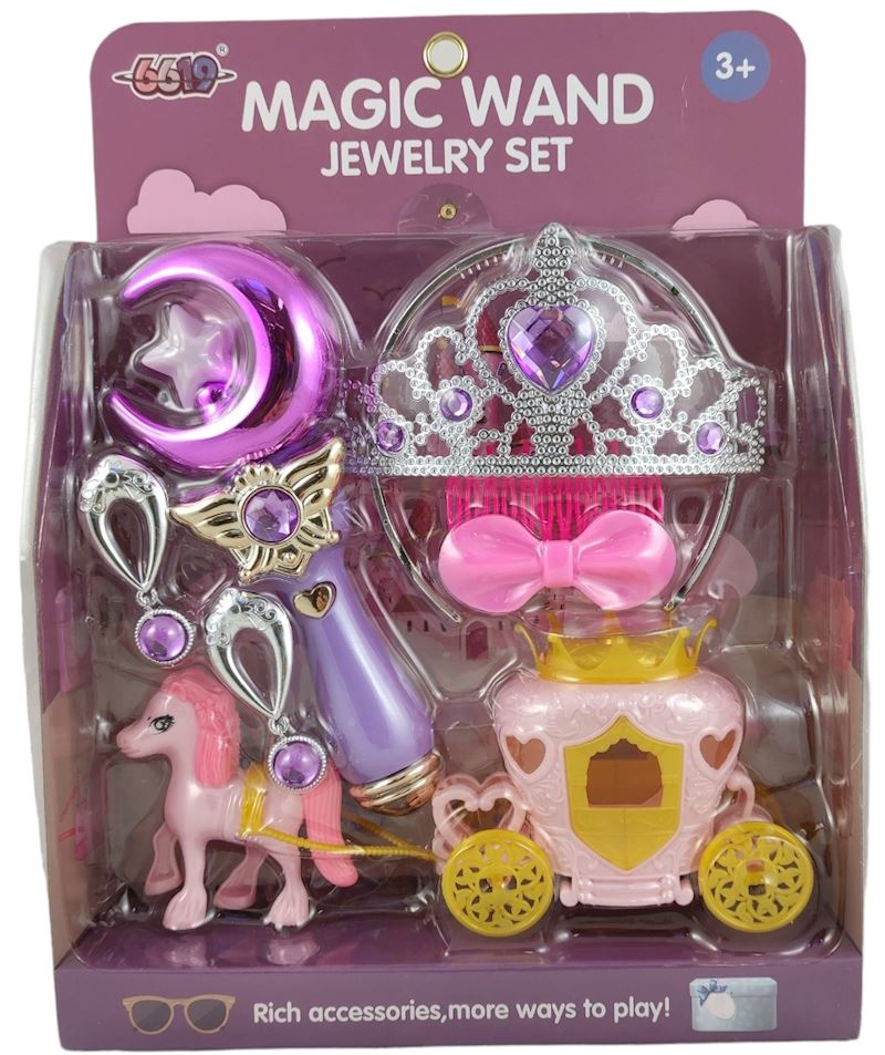 Beauty Spielset mit Kutsche 2xsort., mit Licht & Sound