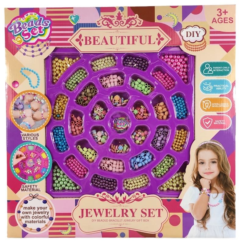 Perlen Bastel Set 45x45 cm Beautyful Jewelery Set