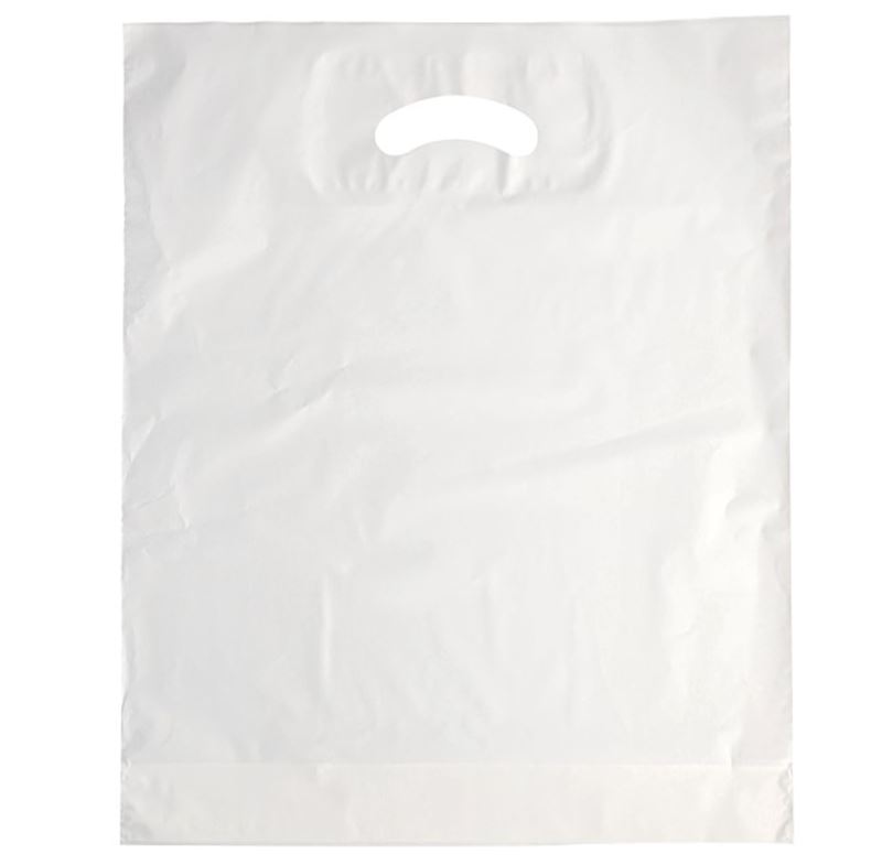 Griffloch Tragetasche weiss 570 x 745 x 100 mm