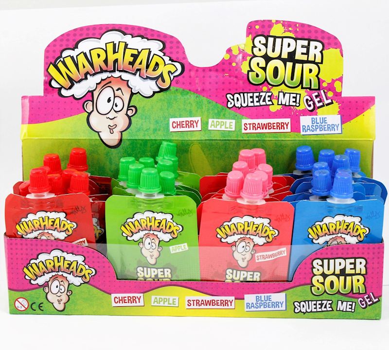 Warheads Super Sour Gel 20 g kurzes MHD