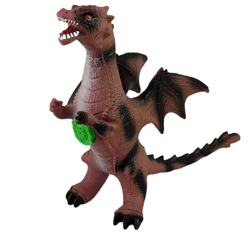Drache PVC Soft mit Stimme 36 cm, inkl. Knopfbatterien