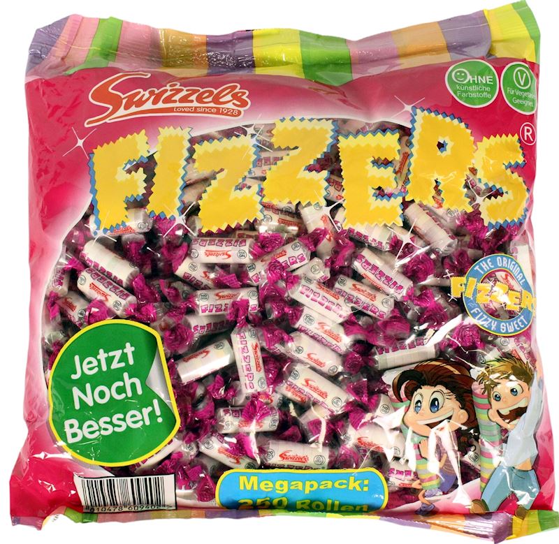 Swizzels Fizzers Mini 3 g Megapack Beutel à 250 Rollen