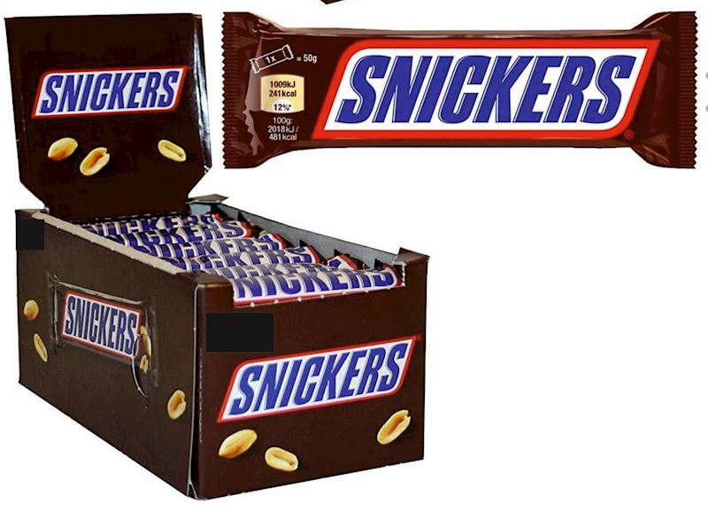 Snickers Schokoladen Riegel 50 g