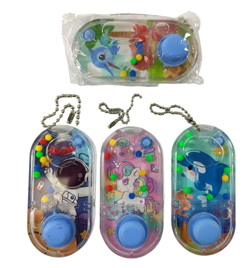 Wasserspiel an Schlüsselkette 8 cm, diverse Motive