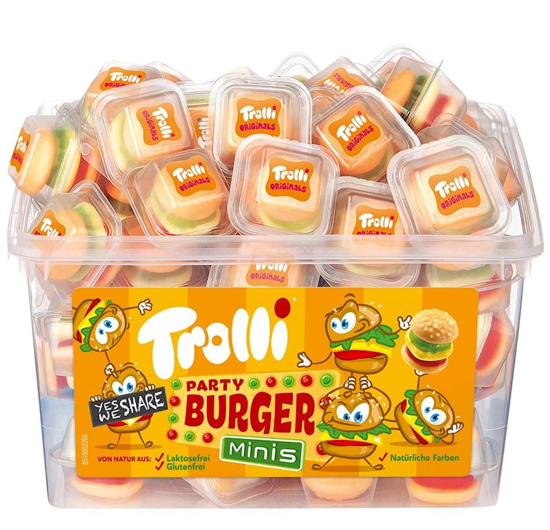 Trolli Party Burger Mini 10 g 