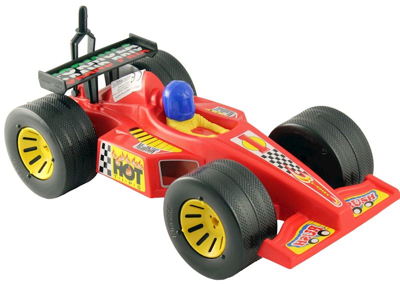 Stossfigur Formel1 Auto mit Stab dünn ohne Bonbons
