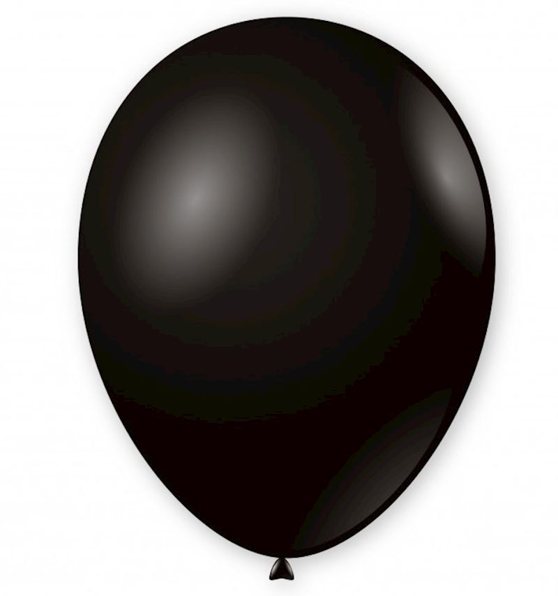 Gummiballone schwarz Beutel à 100 Stück