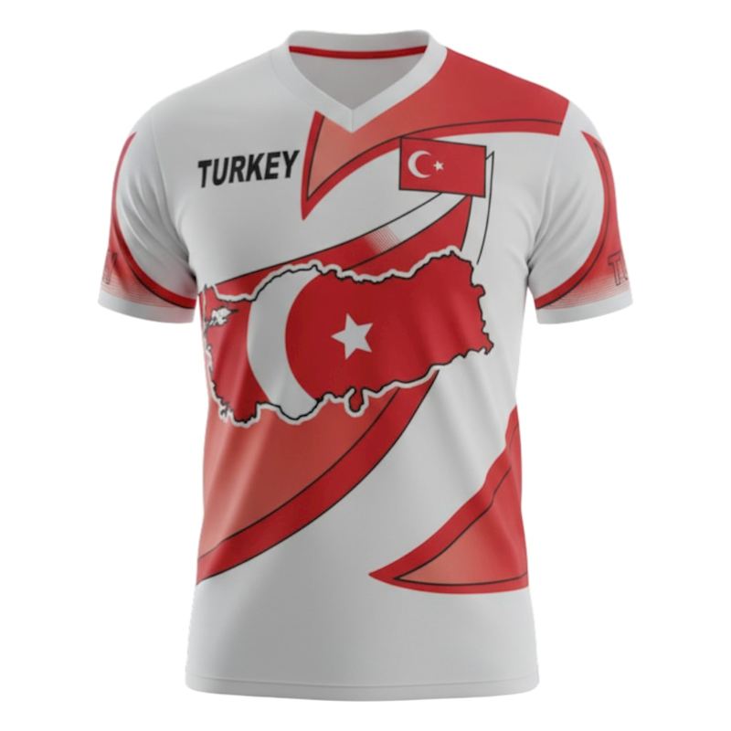 Fussball Fanshirt Türkei Grösse S 100% Polyester