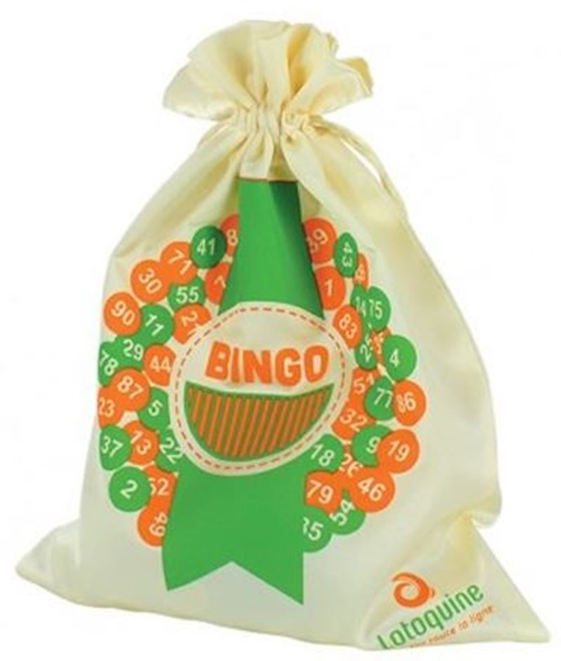 Lotto Stoffsäckli für Jetons, bedruckt 19x24 cm