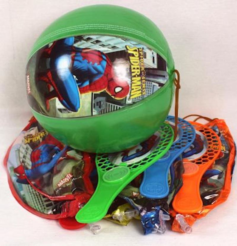 Tap Ball Spiderman 5 Farben diverse Farben und Motive