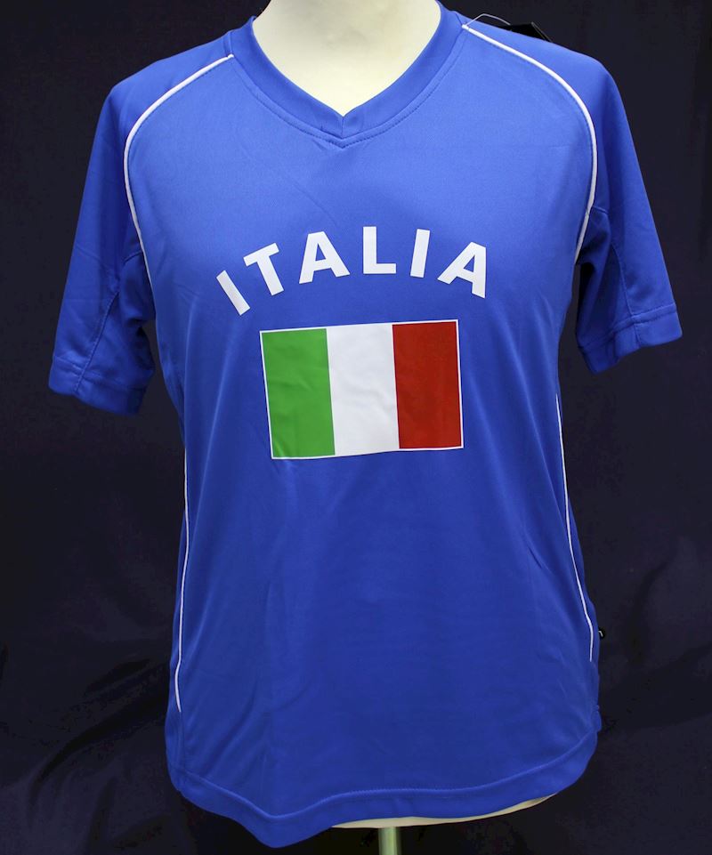 T-Shirt Italien 100% Polyester Kindergrösse M / 122