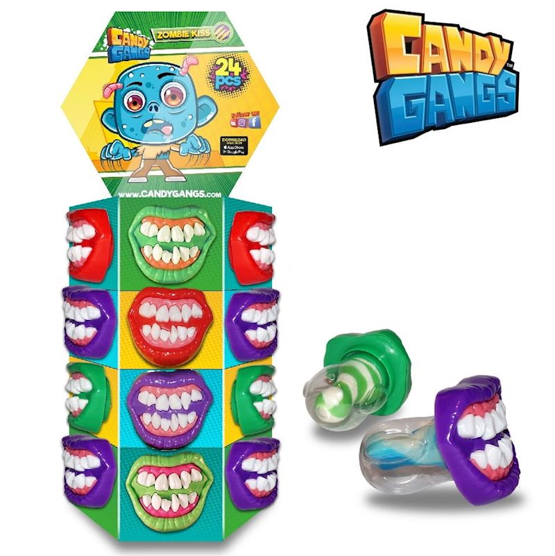 Lolly Nuggi Zombie Kiss Gebisse 13 g,  Candy Gangs