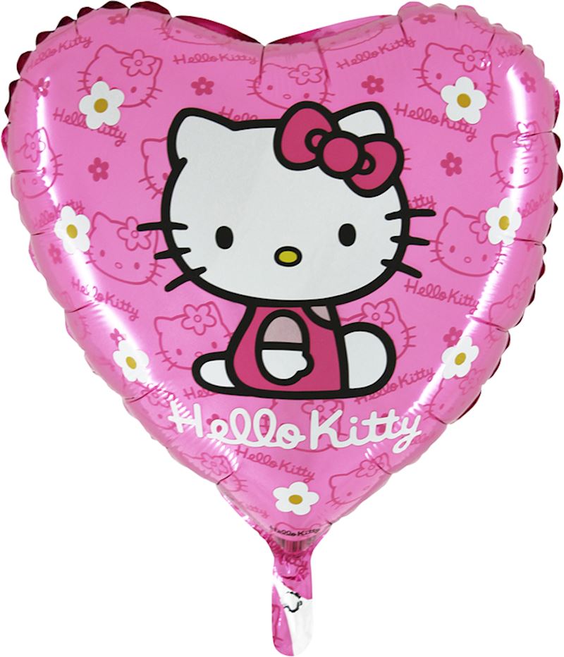 Ballon alum. ouvert Hello Kitty pink