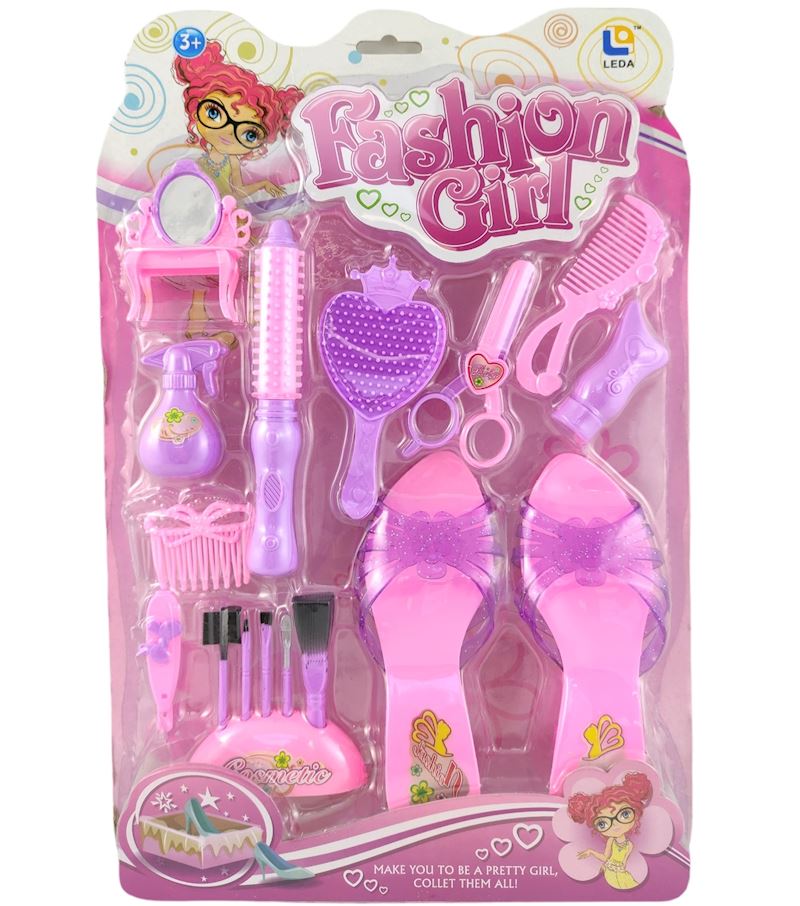 Beautyset mit Schuhen 42x26x5.5 cm