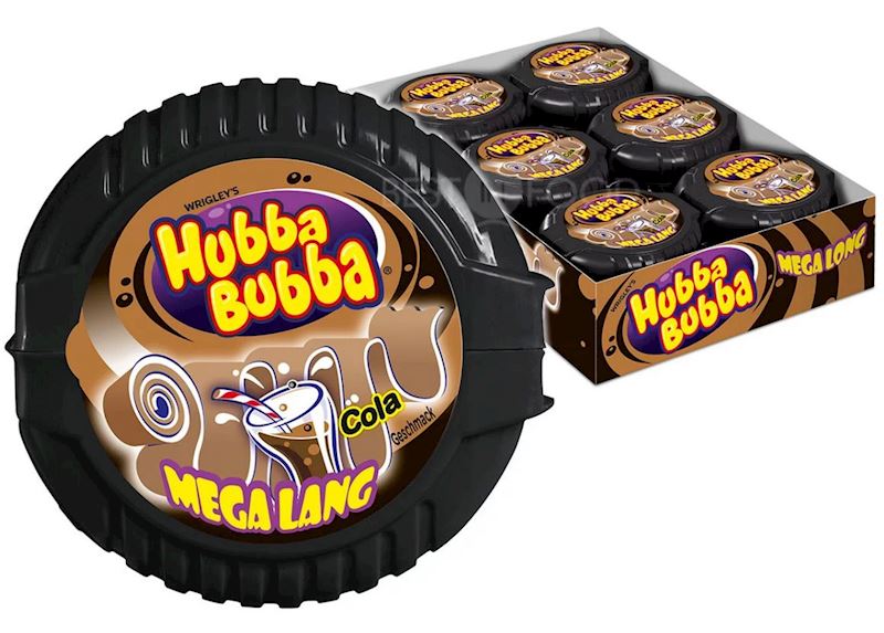 Hubba Bubba Bubble Tape Cola Mega lang, 56 g
