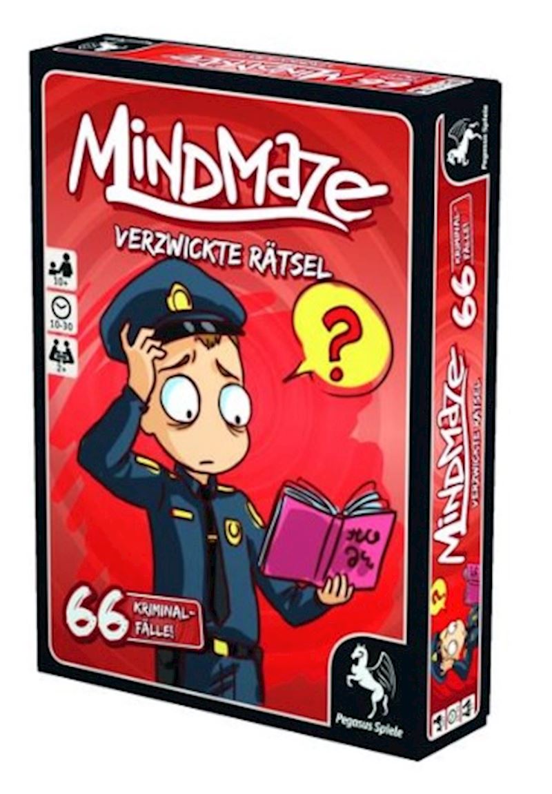 Kartenspiel MindMaze Verzwickte Rätsel, 66 Fälle