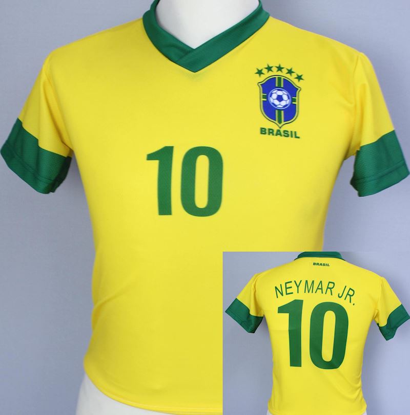 Fussballtrikot Brasilien Grösse 122
