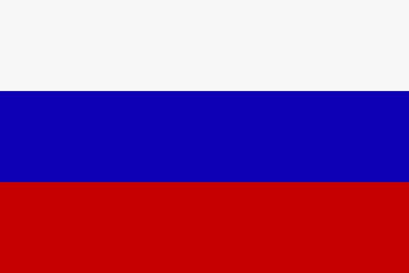 Fahne Russland mit Ösen 90x150 cm