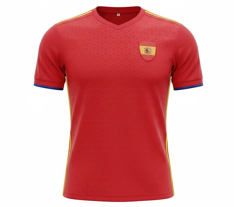 Fussball Fanshirt Spanien Grösse 122 