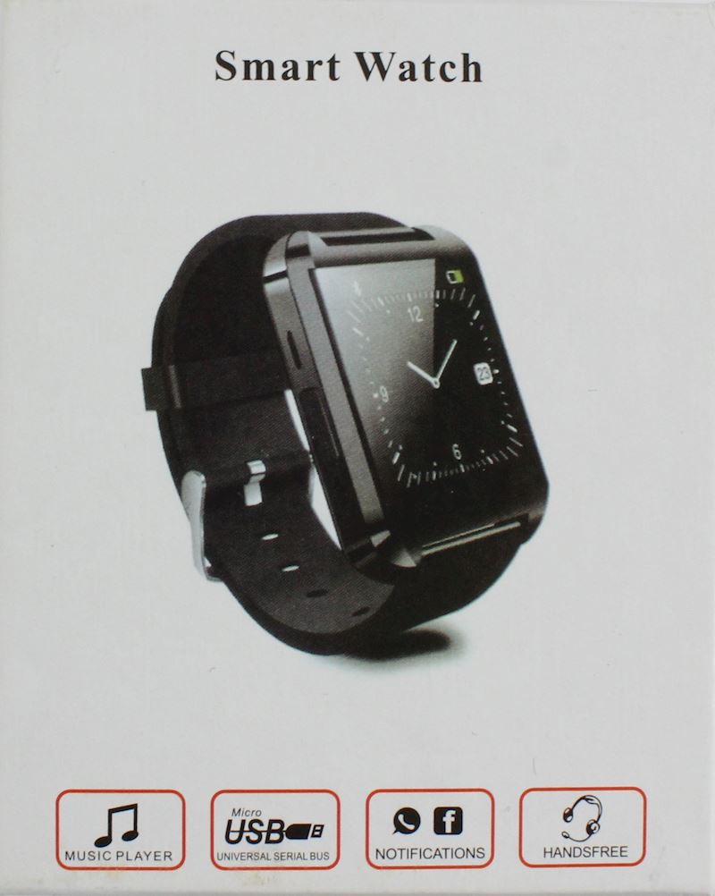 Armbanduhr Smart Watch schwarz