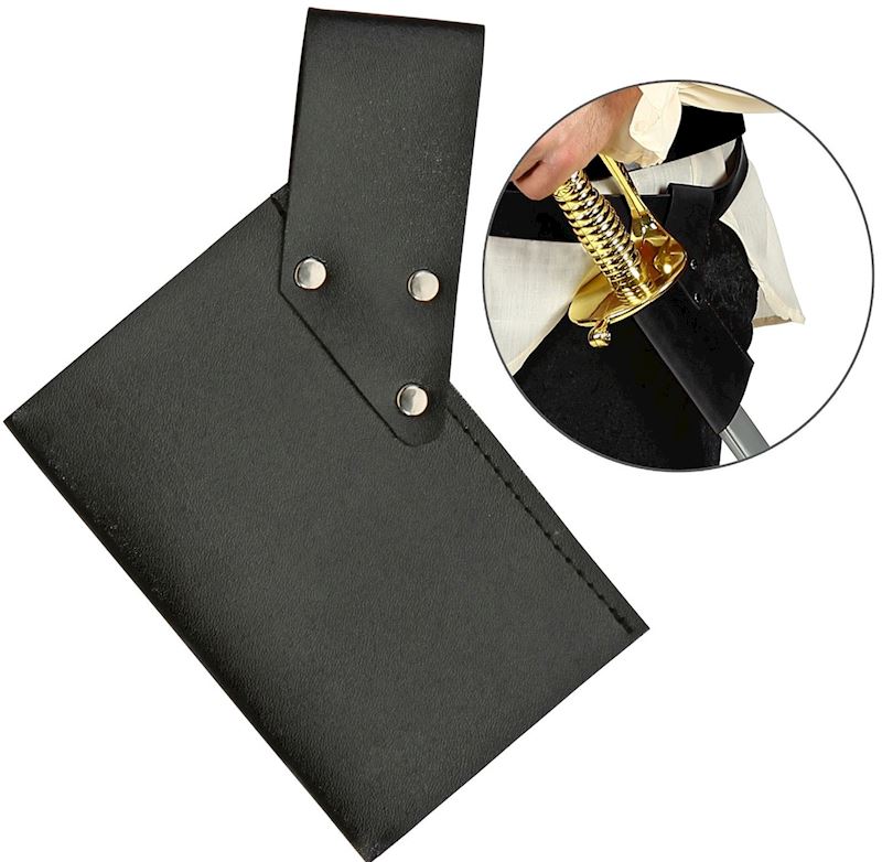 Etui epee noir aspect cuir 