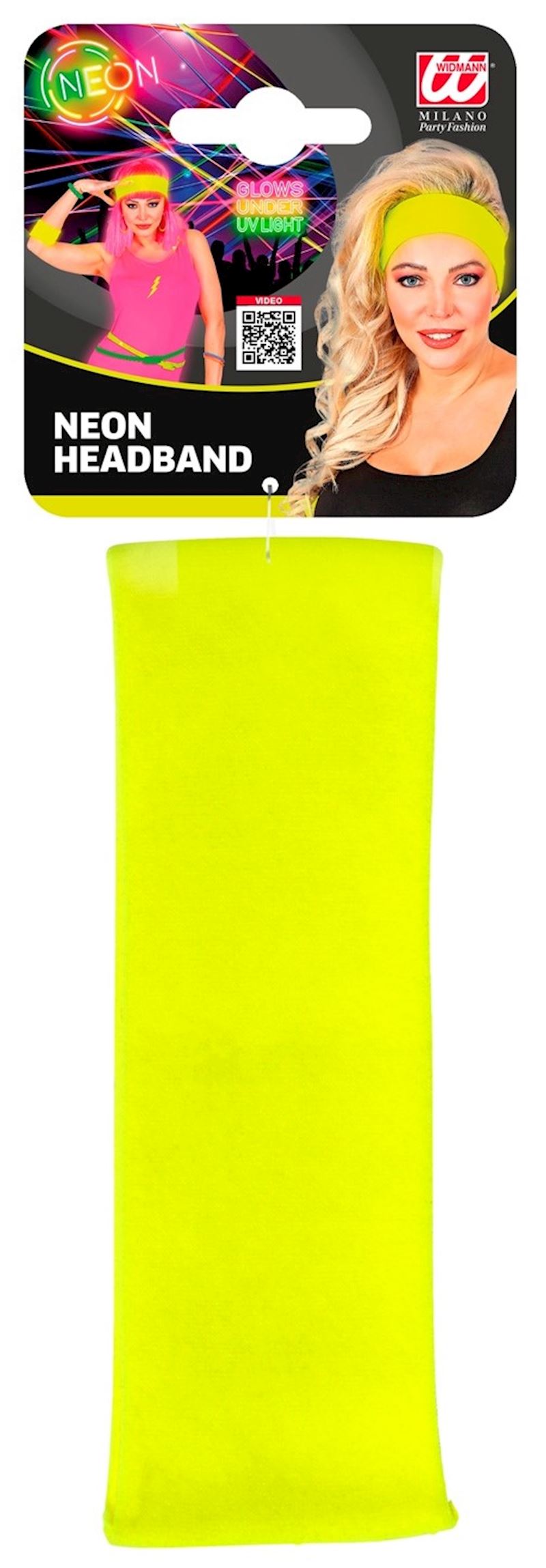 Bandeau neon jaune 