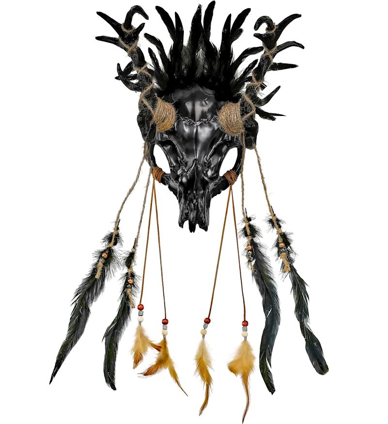 Maske Bullenschädel Schamanenkopf