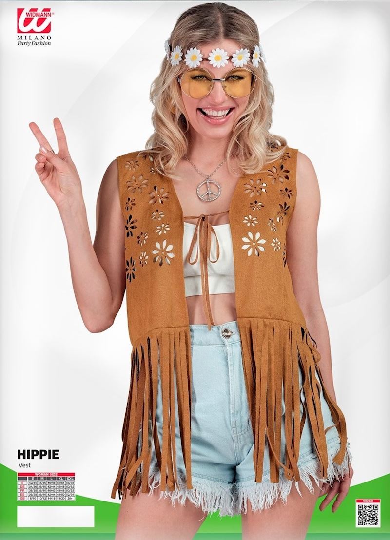 Hippie Gilet Grösse XXL 